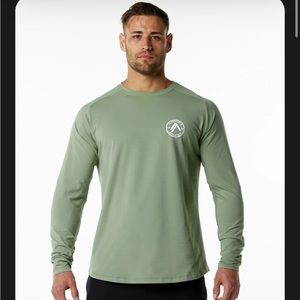 Alphalete Dynasty LS Tee/ Size Large/ Color Sage